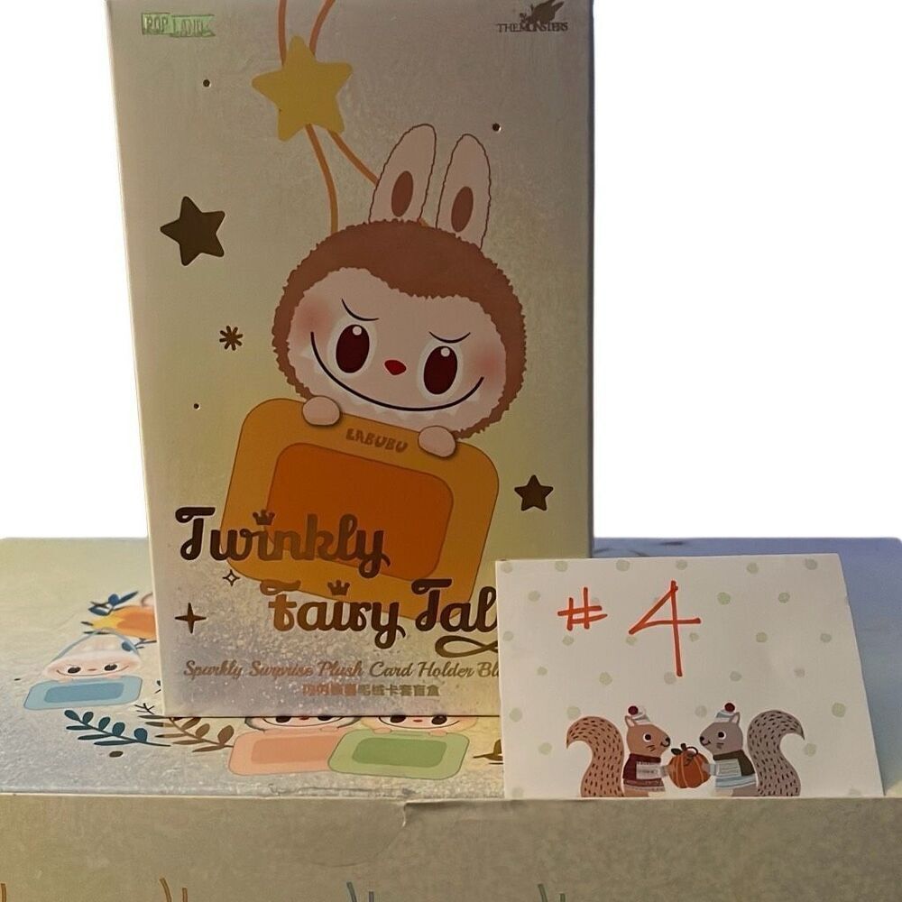 Labubu Twinkly Fairy Tale Sparkly Surprise Plush Blind Card Holder